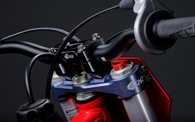 New Titanium series triple clamps for 50 & 65cc!